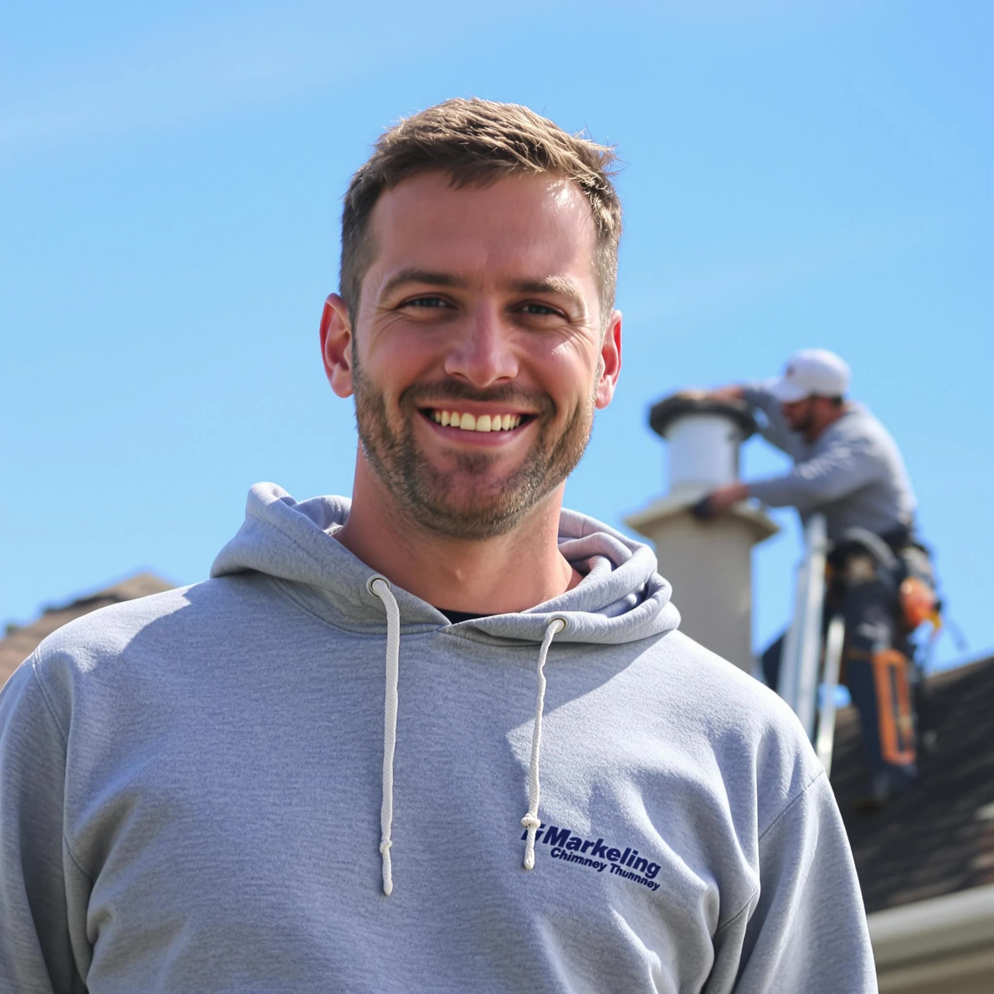 The Kingfisher Chimney Sweep team.