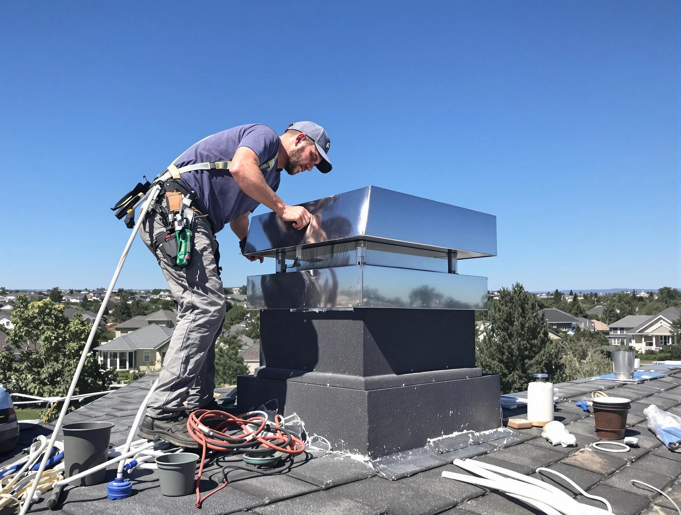 Chimney Cap Services service in Kingfisher, OK
