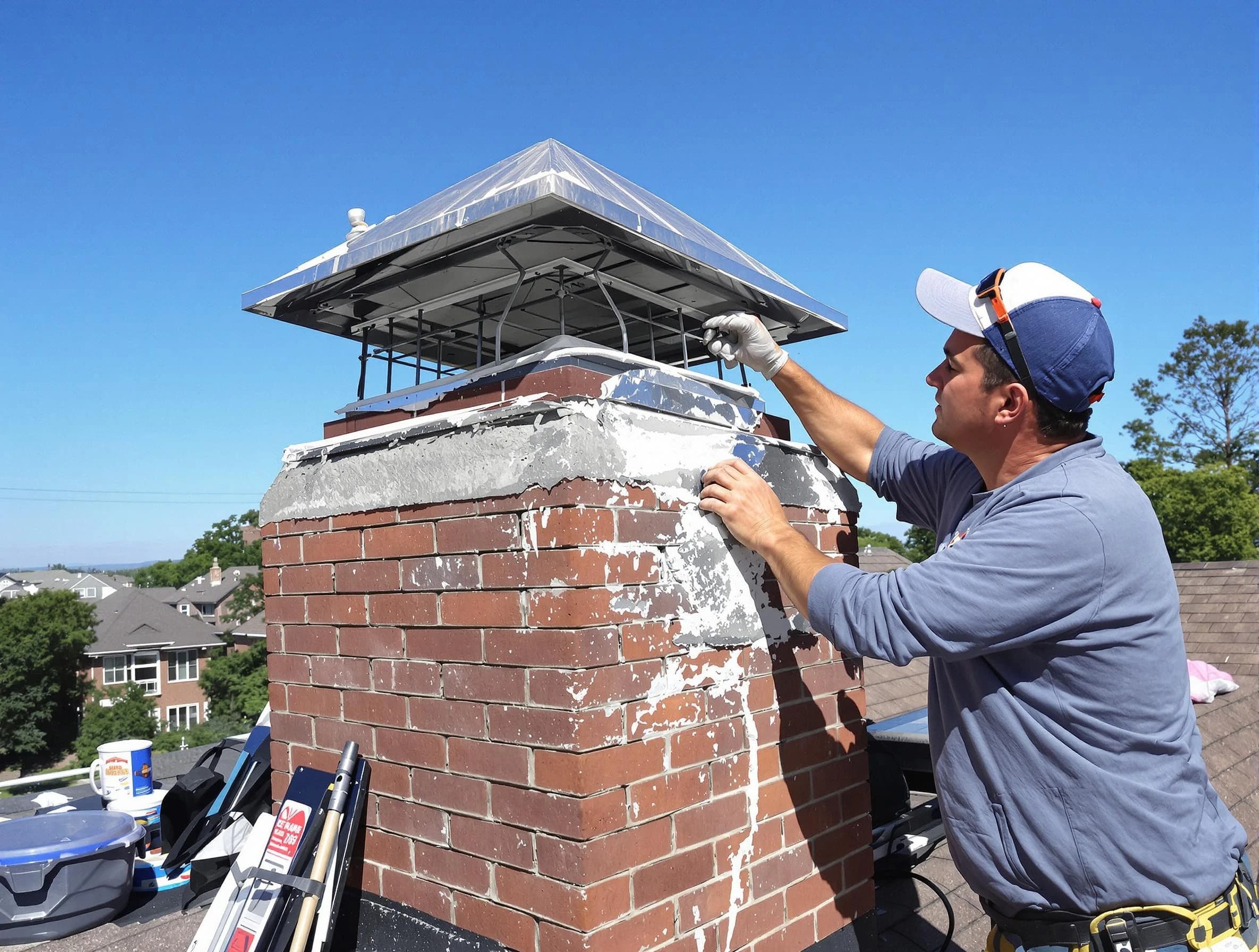 Chimney Crown Services service in Kingfisher, OK